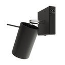 Črno kovinsko točkovno svetilo ø 6 cm Etna – Sollux