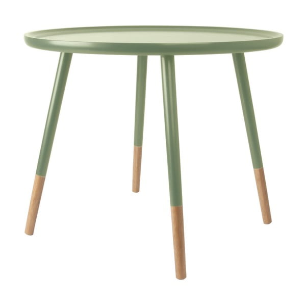 Zelena lesena stranska miza Leitmotiv Graceful