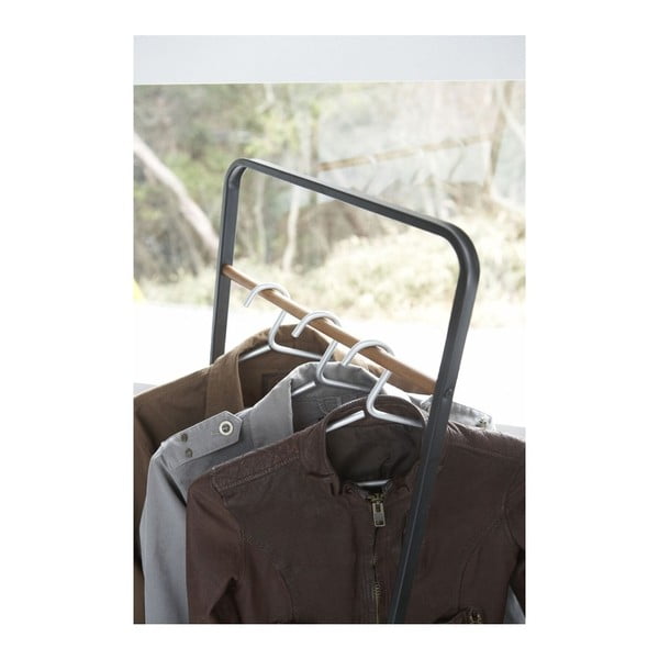 Črno kovinsko stojalo za oblačila Tower – YAMAZAKI-image-3