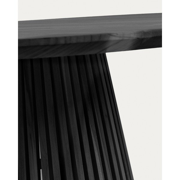 Okrogla jedilna miza iz masivne indijske lipovke ø 90 cm Jeanette – Kave Home-image-2