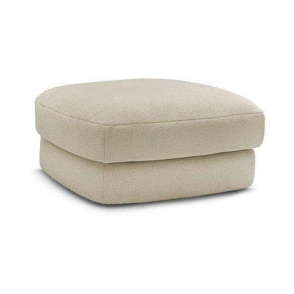 Bež tabure iz tkanine bouclé Leonore – Bobochic Paris