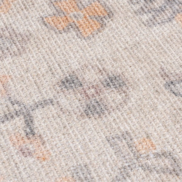 Kremno bel pralen tekač 60x230 cm Teo Traditional – Flair Rugs-image-3
