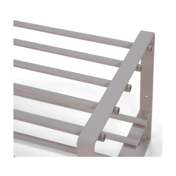 Sivorjava kovinska omarica za čevlje 70x29x27 cm Rex – Spinder Design-image-4