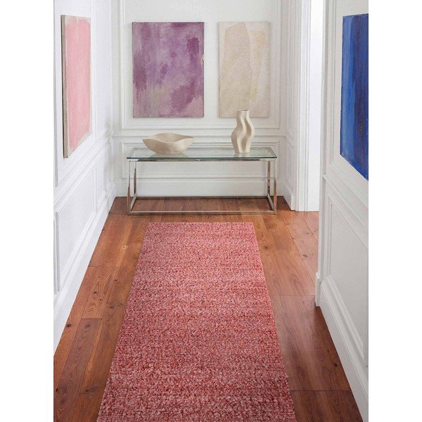 Temno rožnat ročno tkan bouclé tekač 80x200 cm Notting Hill Portobello – Ted Baker-image-1