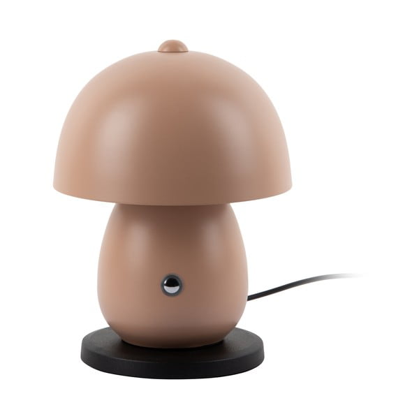 Svetlo rjava LED namizna svetilka s kovinskim senčilom (višina 18 cm) Mono LED – Leitmotiv