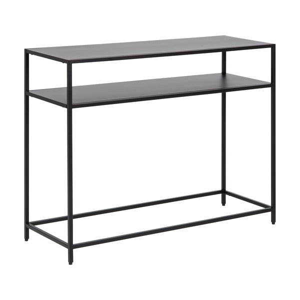 Črna konzolna mizica 100x35 cm Newcastle - Actona-image-4