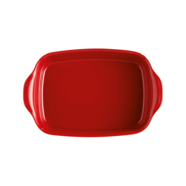 Rdeča pravokotna posoda za peko Emile Henry, 30 x 19 cm-image-2