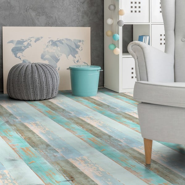 Talna nalepka Ambiance Floor Stickers Parket Côte d'Opale, 90 x 60 cm-image-2