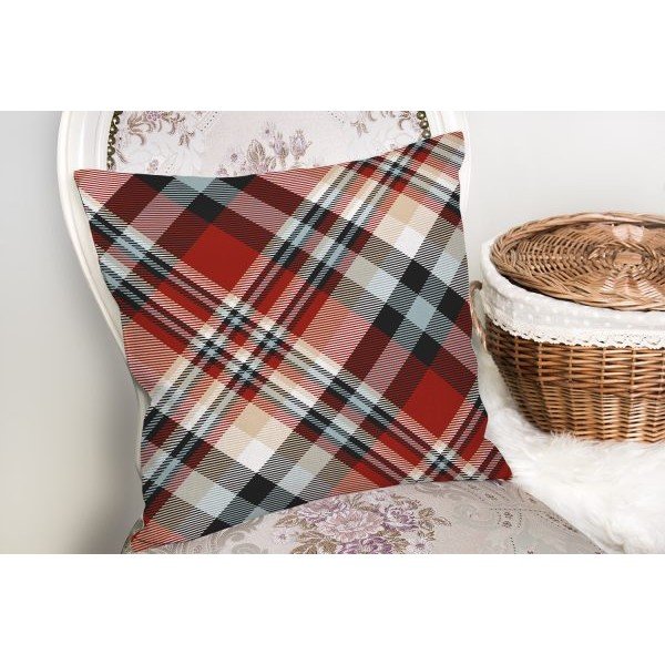 Rdeča dekorativna prevleka za vzglavnik Minimalist Cushion Covers Flanel, 35 x 55 cm-image-2