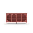 Opečnato oranžna komoda 160x90 cm Tayra – Marckeric