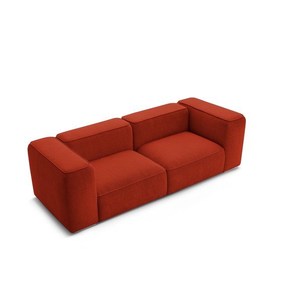 Opečnato oranžna sedežna garnitura 255 cm Zephyr – Bobochic Paris-image-4