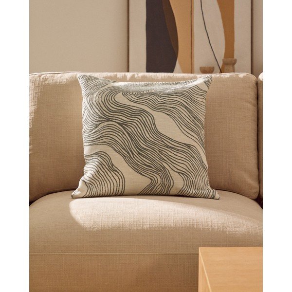 Bombažna prevleka za blazino 50x50 cm Ondara – Kave Home-image-1