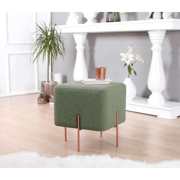 Svetlo zelen tabure Copper – Artie-image-1