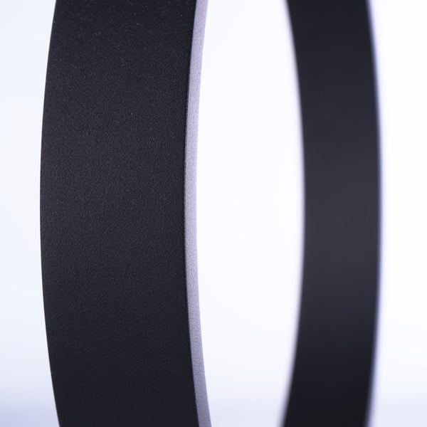 Črna talna svetilka SULION Nala, ø 40 cm-image-1