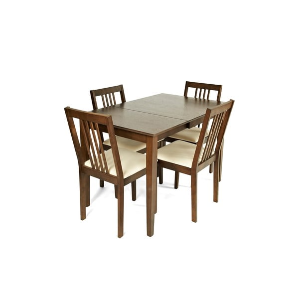 Jedilni set mize in 4 stolov Damien
