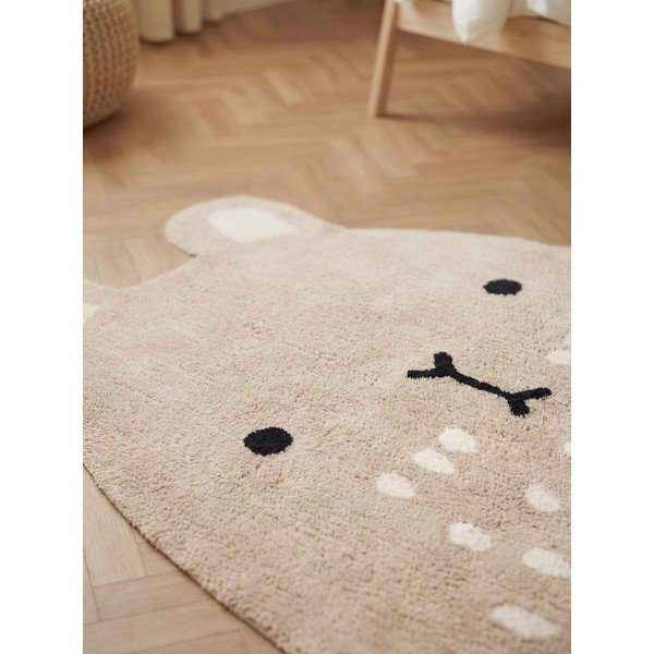 Bež pralna/ročno tkana bombažna otroška preproga 120x152 cm Snuggle Pucki – Hanse Home-image-2