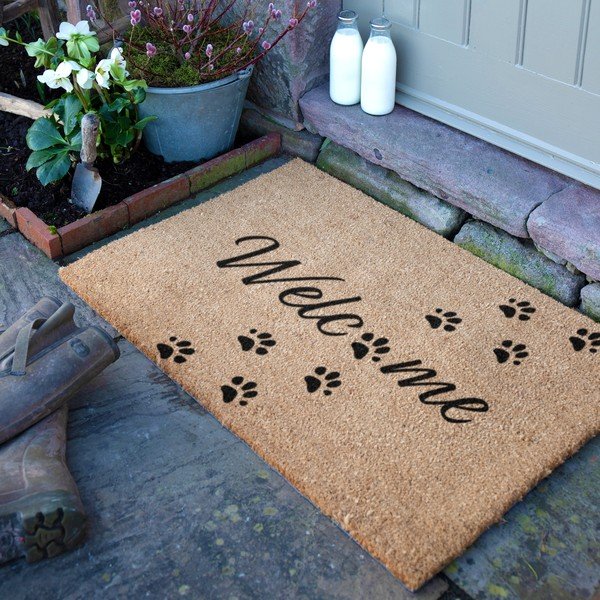 Predpražnik iz kokosovih vlaken 60x90 cm Welcome Paws – Artsy Doormats-image-2