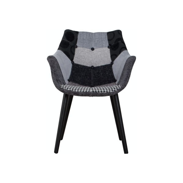 Eleven Patchwork Grey Chair-image-1