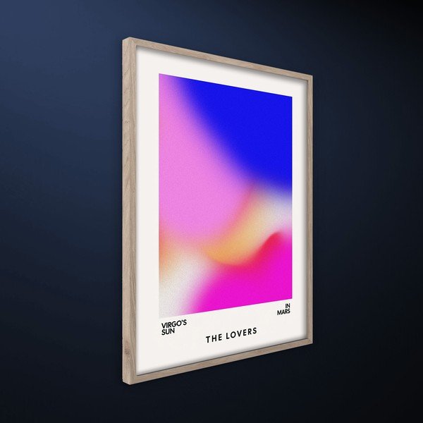 Tiskana slika z okvirjem 50x70 cm Love Flow – Styler-image-3