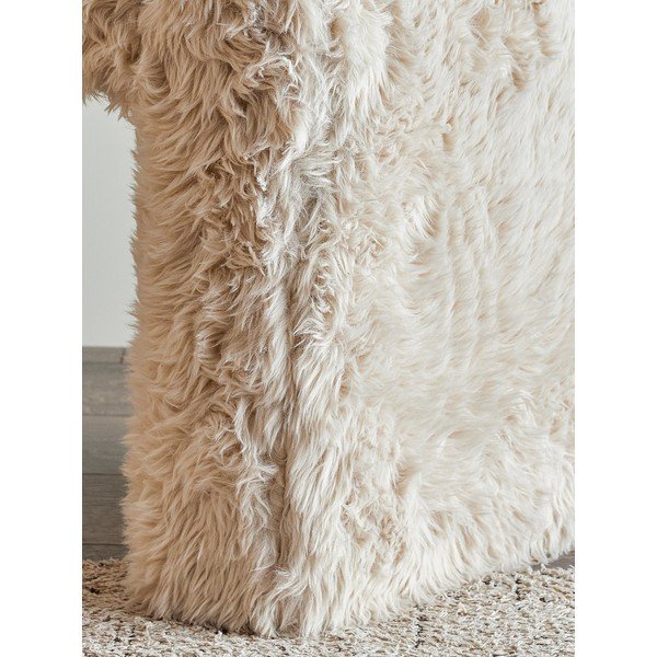 Bež tabure iz umetnega krzna Bobbie – Bloomingville-image-4