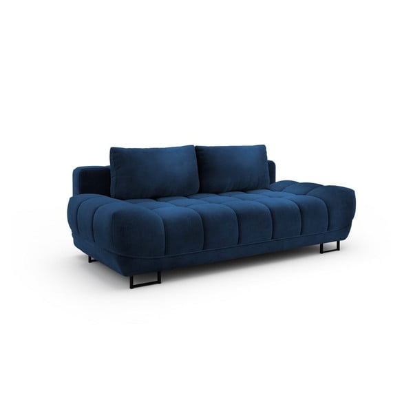 Kraljevo moder žameten raztegljiv trosed Windsor & Co Sofas Cirrus-image-3