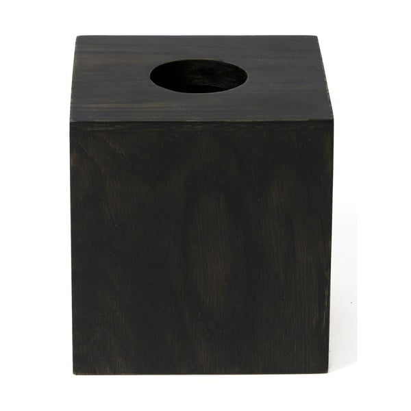 Škatla za robčke iz hrastovega lesa Wireworks Mezza Dark-image-3