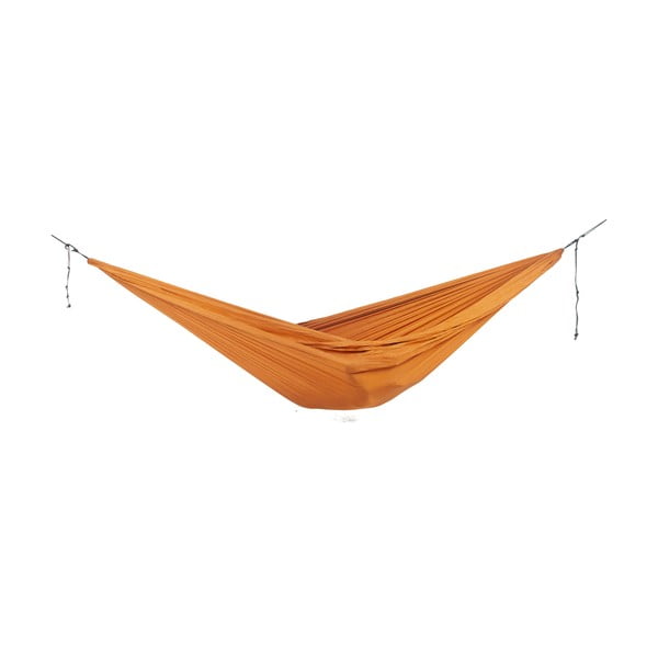 Oranžna viseča mreža Descotis Bella, dolžina 420 cm