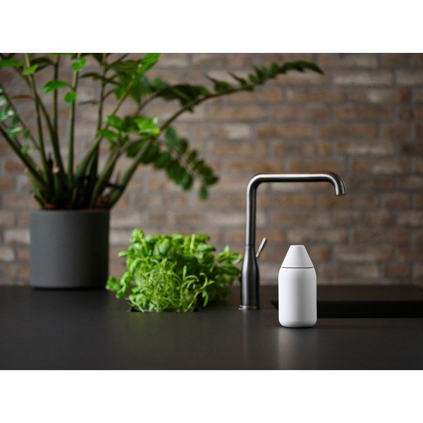 Svetlo siv silikonski dozirnik za milo 300 ml Singles – Zone-image-2