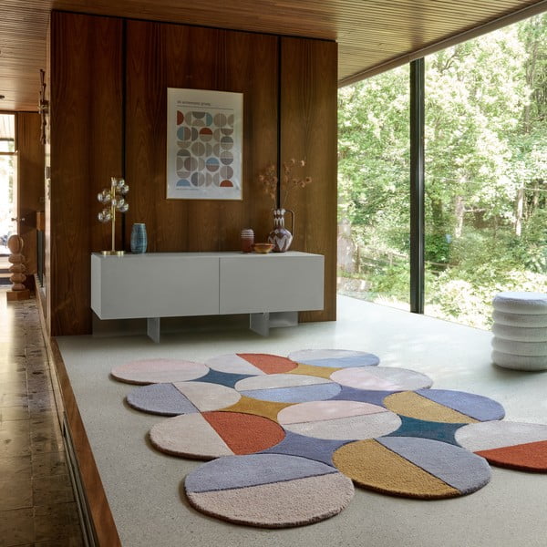 Ročno tkana volnena preproga 200x290 cm Mia Ellipse – Flair Rugs-image-1