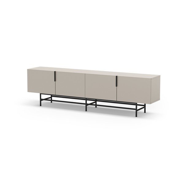 Kremno bela TV omarica 200x54,5 cm Eldia – Marckeric-image-3