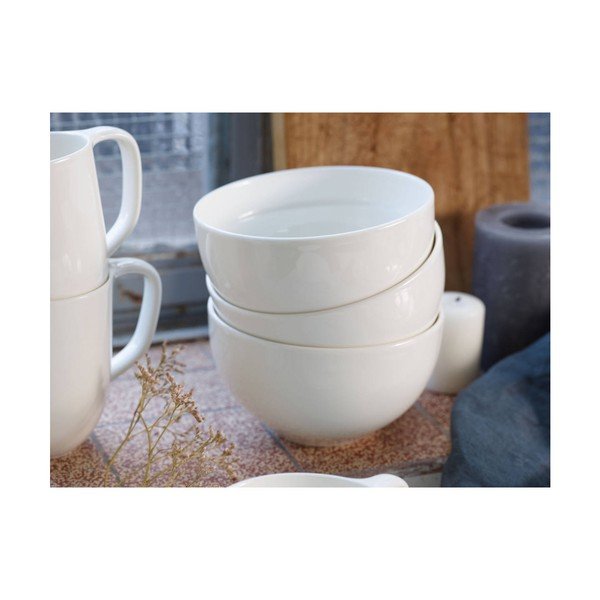 Kremno bela porcelanska skleda Like by Villeroy & Boch Group, 0,75 l-image-1