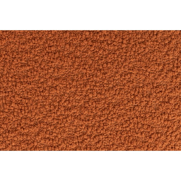 Opečnato oranžen tabure iz tkanine bouclé Marcos – White Label-image-3
