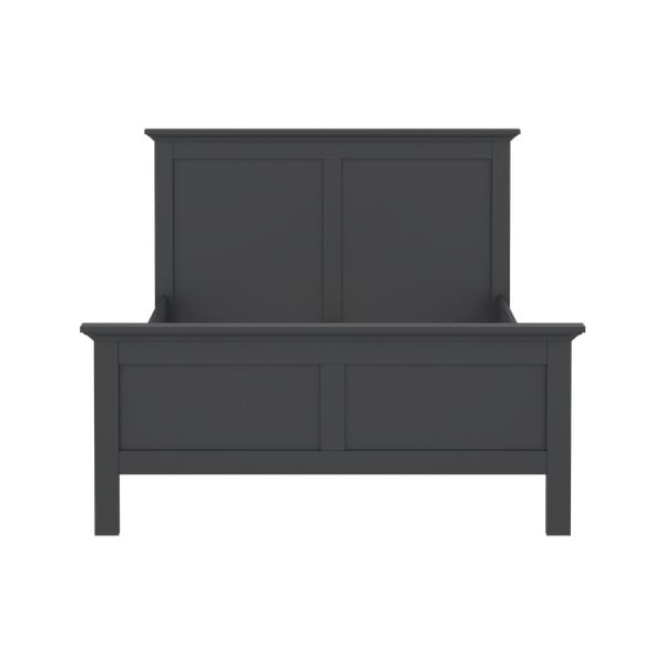 Siva zakonska postelja 140x200 cm Paris – Tvilum-image-2