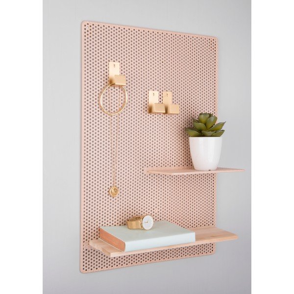 Peščeno rjava kovinska oglasna deska PT LIVING Perky, 34,5 x 52,5 cm-image-1