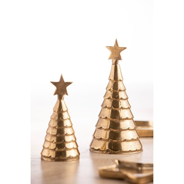 Kovinska božična figurica (višina 16 cm) Noelle Christmas Tree – Ladelle-image-1