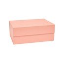 Svetlo rožnata kartonasta škatla za shranjevanje s pokrovom 33x25x15 cm Hako – OYOY Living Design