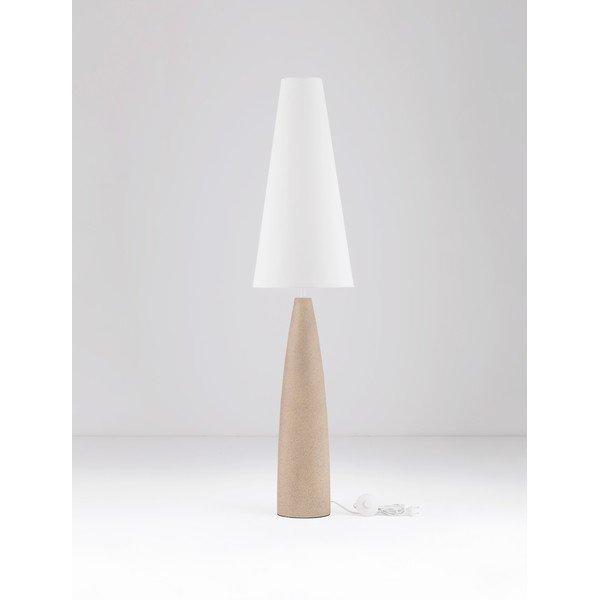 Bela/kremno bela stoječa svetilka (višina 130 cm) Mizu – Nova Luce-image-4