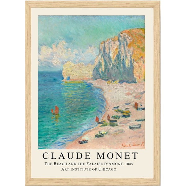 Plakat z okvirjem 55x75 cm Claude Monet – Wallity