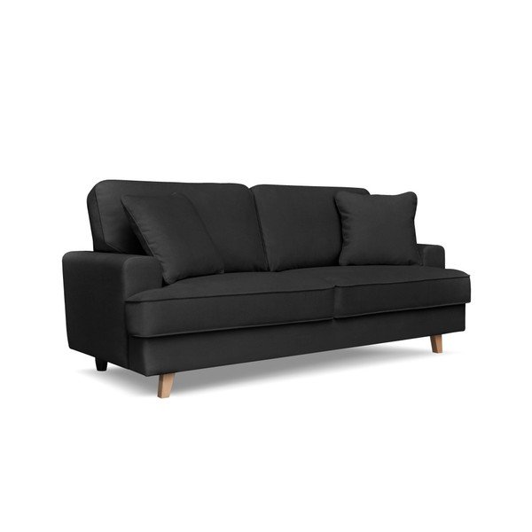 Črna zofa za tri osebe Cosmopolitan design Madrid-image-1