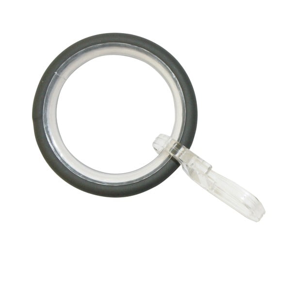 Obročki za zavese z vstavkom in kaveljčkom v kompletu 10 ks Elba - Gardinia