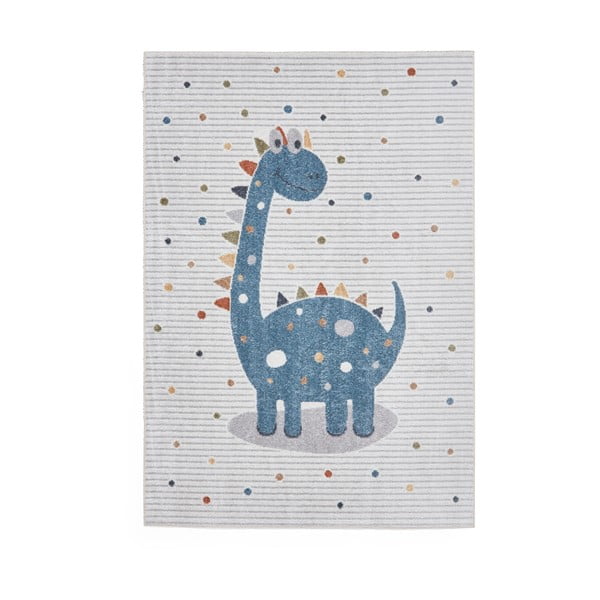 Modra/svetlo siva otroška preproga 120x170 cm Vida Kids Dinosaur – Think Rugs