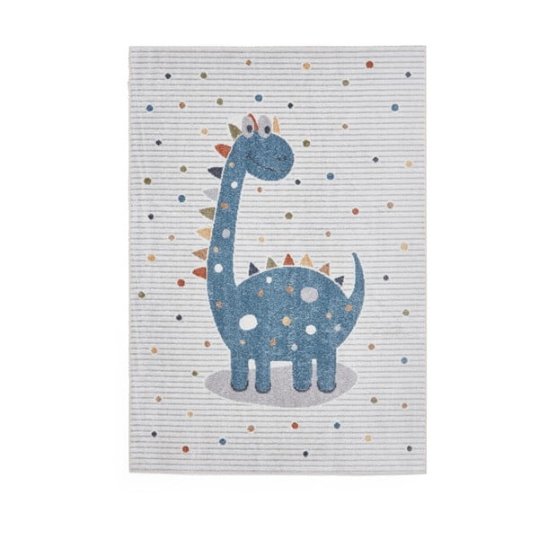 Modra/svetlo siva otroška preproga 120x170 cm Vida Kids Dinosaur – Think Rugs