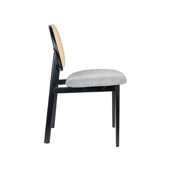 Sivi jedilni stol iz ratana Spike - Zuiver-image-3