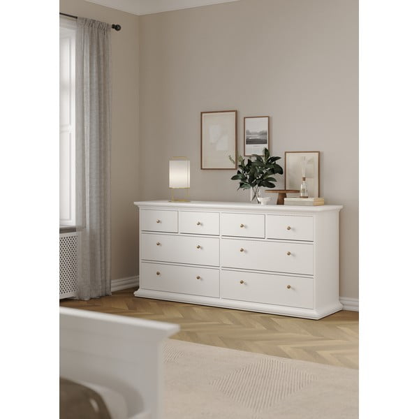 Bela nizka komoda 183x87 cm Paris – Tvilum-image-4