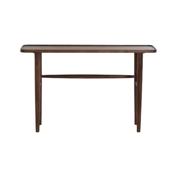 Rjava stranska mizica iz masivne akacije 30x120 cm Qiano – Light & Living