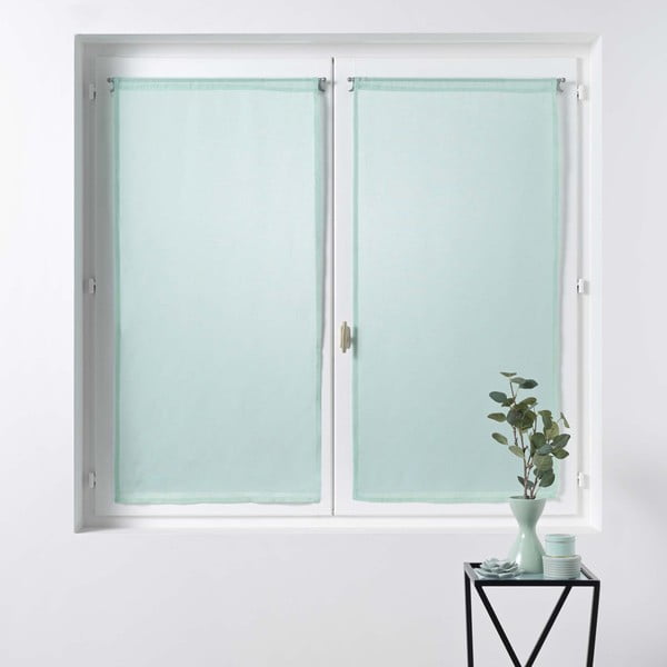Mentolno zelene prosojne zavese iz tančice v kompletu 2 ks 60x120 cm Sandra – douceur d'intérieur-image-2