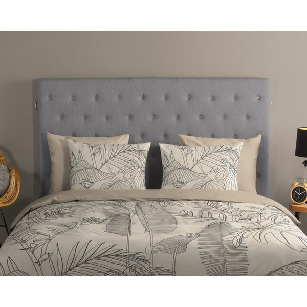 Bež enojna podaljšana bombažna posteljnina 140x220 cm Sym – Good Morning-image-2