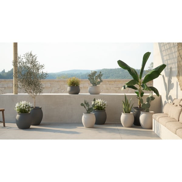 Keramičen ročno poslikan cvetlični lonec ø 29 cm Artemis – Artevasi-image-3