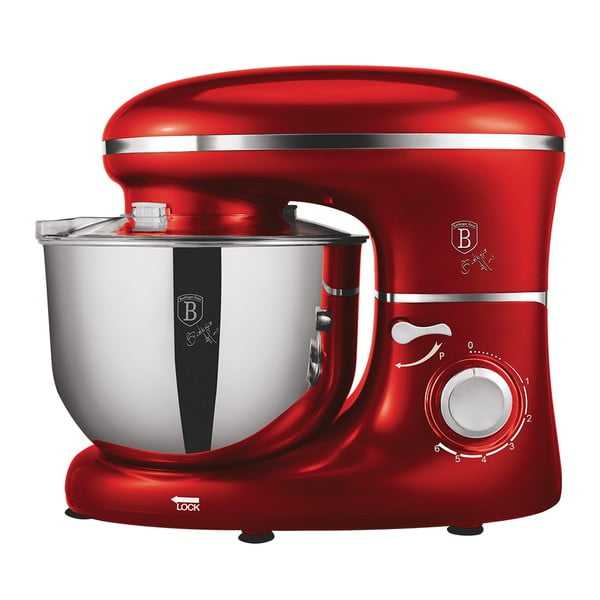 Rdeč kuhinjski robot Burgundy Metallic Line - BerlingerHaus-image-1