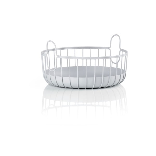 Žična kovinska košara ø 22x8 cm Inu – Zone-image-1